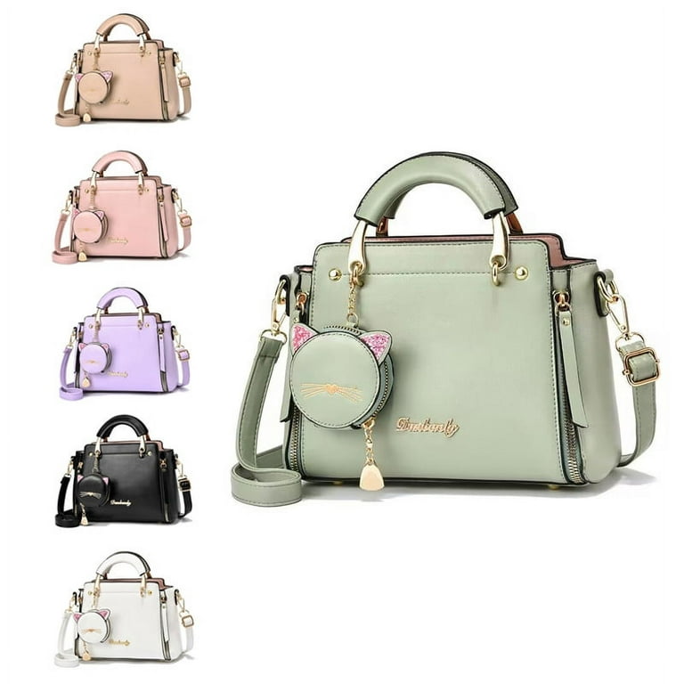 Ladies Premium Leather One Shoulder Messenger Bags woman Luxury Handbags  Designer Fashion Casual Bucket Small Bag Gifts