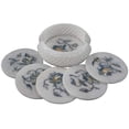thumbnail image 1 of Luxury Handmade Marble Coaster Set with Inlay Art – Perfect New Home Gifts and Elegant Decorative Coasters, 1 of 3