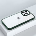 thumbnail image 1 of Luxury Hard Acrylic Metal Camera Clear Protection Case For iPhone 15 14 13 12 11 Pro Max XR X XS 7 8 Plus Shockproof Cover, 1 of 5