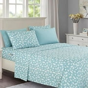 Luxury Holiday Pattern- Wrinkle and Fade Resistant (6-Piece) Bedding Set, Cal King, Blue Polar Bear