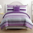 thumbnail image 1 of Luxury Home, 4-Piece Finn Comforter Set,LAVENDAR,Full, 1 of 1