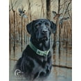 thumbnail image 1 of Luxury Home Black Dog on Embossed Tin Wall Décor 12.5" x 16", 1 of 2