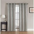 thumbnail image 1 of Luxury Home Bryce Blackout Panel Pair with Grommet, Silver - 76 x 84, 1 of 1
