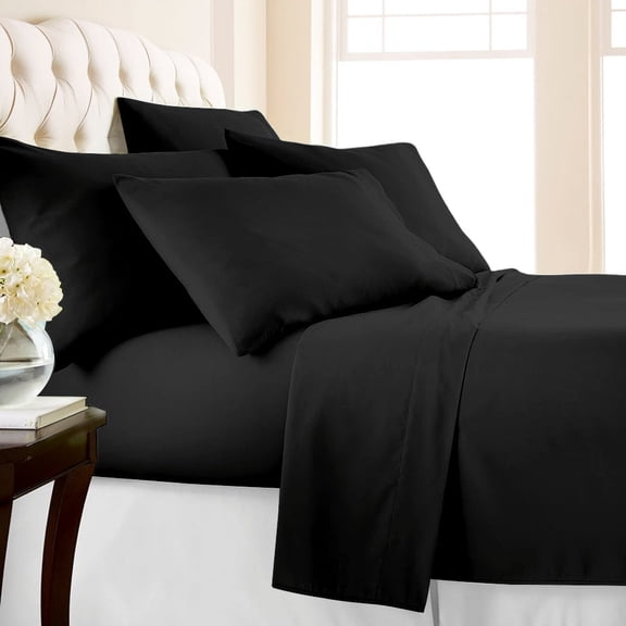 Luxury Home Cooling Rayon derived Bed Sheet Set - 6-Piece Set