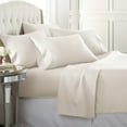 thumbnail image 1 of Luxury Home Super-Soft 1600 Series Double-Brushed 3 Pcs Bed Sheets Set (Twin, Cream), 1 of 3