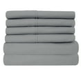 thumbnail image 1 of Luxury Home Super-Soft 1600 Series Double-Brushed 3 Pcs Bed Sheets Set (Twin, Gray), 1 of 4