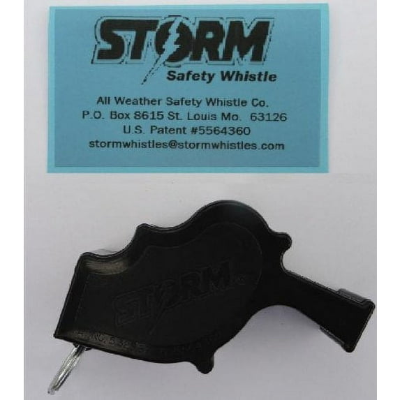 Luxury Home Survival Signal Whistle, Orange, 3 1/4"