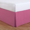 thumbnail image 1 of Luxury Hotel Microfiber Kid's Tailored Style Bed Skirt with Classic 14 Inch Drop Length, Full, Pink, 1 of 4