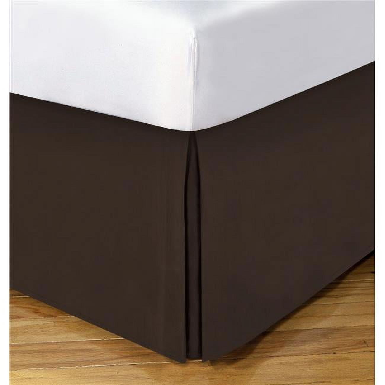 Luxury Hotel Microfiber Tailored Style Bed Skirt with Classic 14 Inch