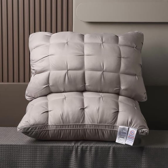 Luxury Hotel-Quality Neck Support Pillow, for Deep Sleep and Comfort, with a Fluffy Pillow Core, Suitable for All Seasons, a Perfect Gift