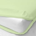 thumbnail image 1 of Luxury Hotel Quality Zipper Fitted Sheet 1 Piece - 400 Thread Count - 18" Deep Pocket - 100% Egyptian Cotton Fitted Sheet (Sage, Twin XL Size), 1 of 5