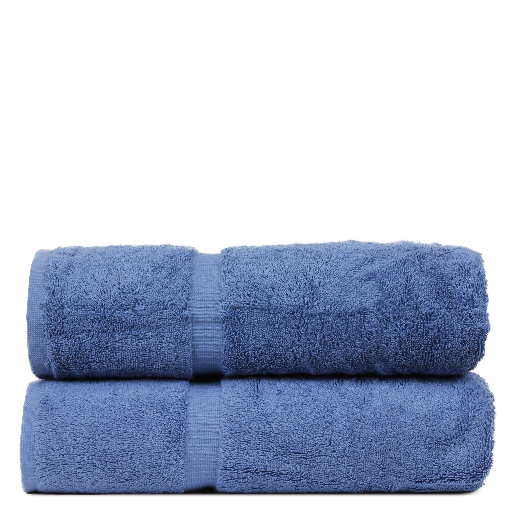  Luxury Hotel & Spa 100% Cotton Premium Turkish Bath Towels, 27  x 54'' (Set of 4, Wedgewood) : Home & Kitchen