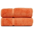 thumbnail image 1 of Luxury Hotel & Spa Collection Highly Absorbent, Quick Dry 100% Turkish Cotton 700 GSM, Eco Friendly Towel, for Bathroom Dobby Border Soft Bath Towel Set 27 X 54 (Coral, Bath, 1 of 6