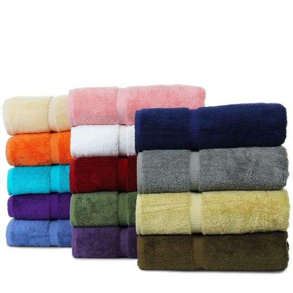 Luxury Hotel & Spa Collection Highly Absorbent, quick dry 100% Turkish Cotton 700 GSM, Eco friendly Towel, For Bathroom, Gymand Kitchen Dobby Border Soft Towel Set (Mix Color, Wash Cloths - Set of 12)