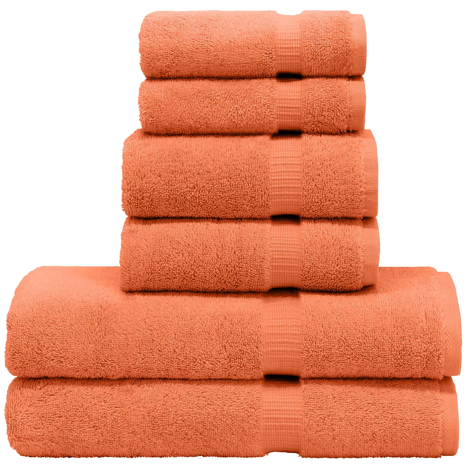 3 Luxury Hotel & SPA Quality Bath Towels 27X52 100% Ring Spun  Cotton, Dobby Border and Dobby Edge, (White, 27X50) : Home & Kitchen
