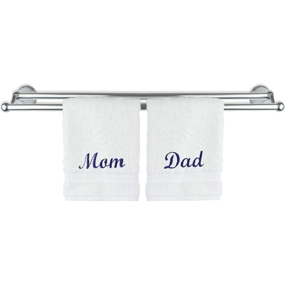 Luxury Hotel & Spa Mom and Dad Washcloths Wedding Engagement