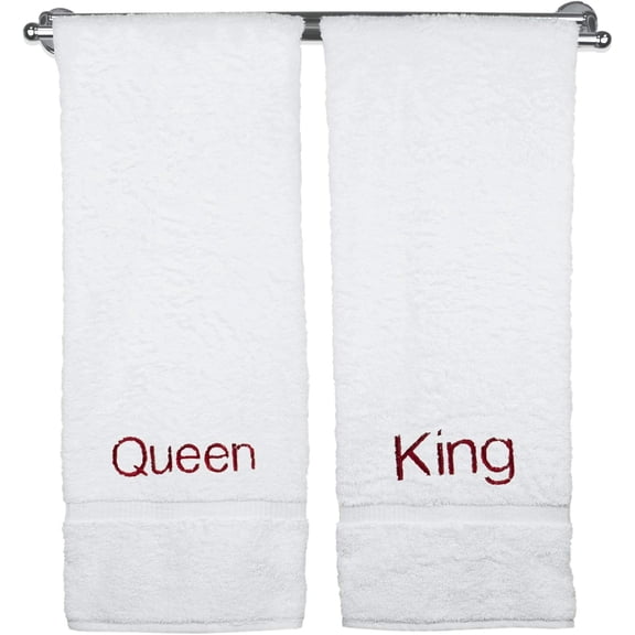Luxury Hotel & Spa Queen and King Bath Towels Wedding Engagement