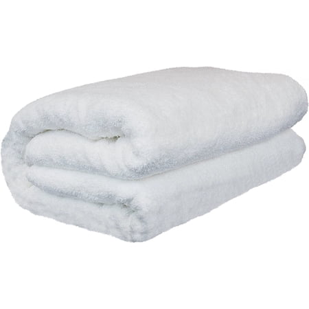 Luxury Hotel & Spa Towel Turkish Oversized Bath - White - (40x80 inches, Set of 1)