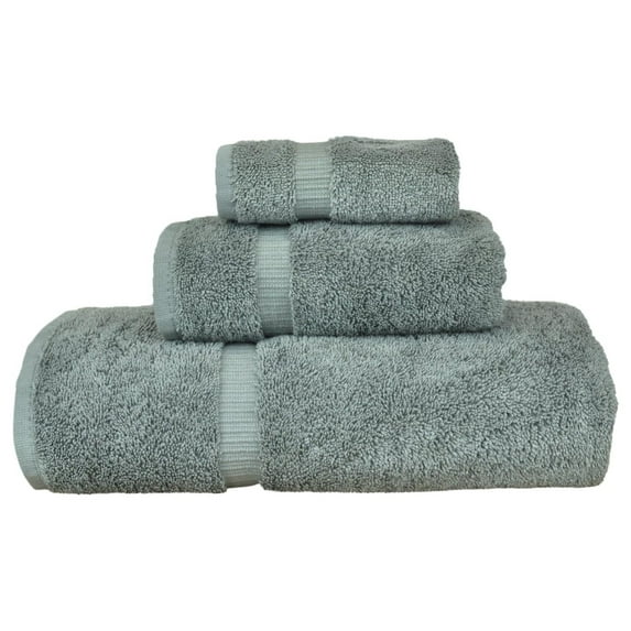 Luxury Hotel Spa Ultra Soft Hand Towels 100 Turkish Cotton Gray Set of 4