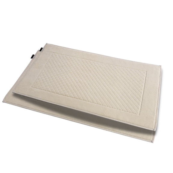 Luxury Hotel Style Ultra Soft Turkish Cotton Bath Mats - 2 Pack Oversized 20" x 30" Bathroom Rug, Diamond Pattern