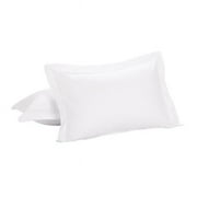 Luxury Hotel Tailored 2-Pack Standard/Queen Shams, White