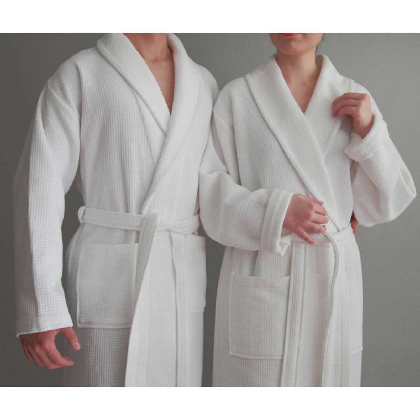 Luxury Hotel & Spa 100 Turkish Cotton Unisex Waffle Weave Terry