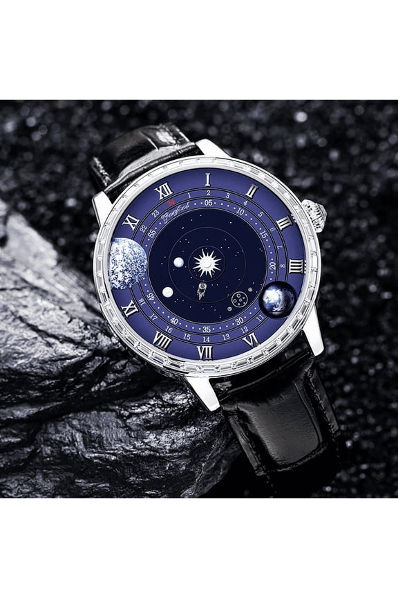 4.3CT Luxury Iced Out Moissanite Watch, Collection of 69 D Color Moissanite Stones ,Stainless Steel Automatic Mechanical Wristwatch for Men
