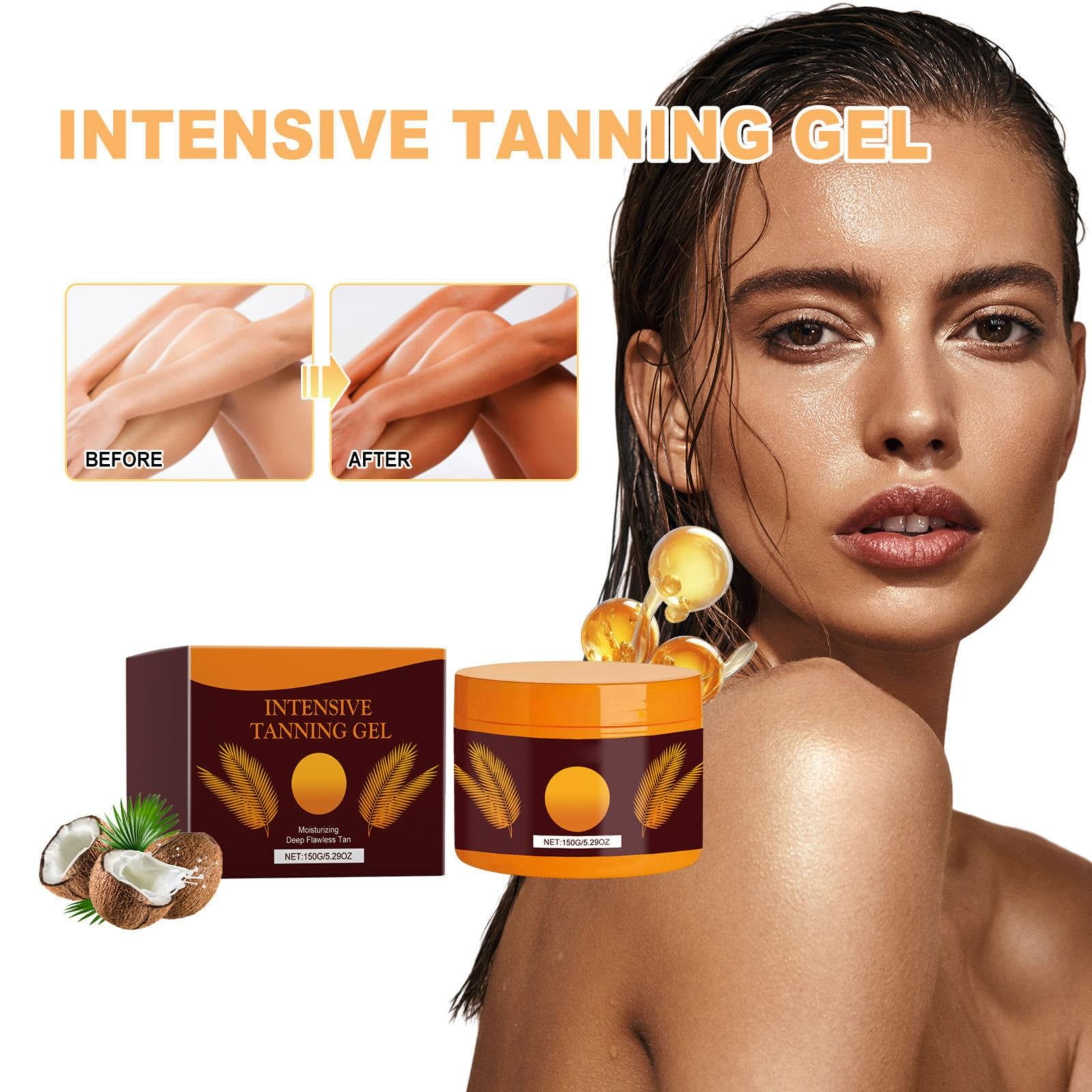 Luxury Intensive Tanning Gel, Intensive Tanning Luxe Gel, Accelerator