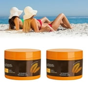 Luxury Intensive Tanning Gel, Natural Tanning Accelerator Cream Gel, Faster Tanning Oil Lotion Cream for Sunbeds & Outdoor Sun, Achieve a Natural Tan Skin(2pc)