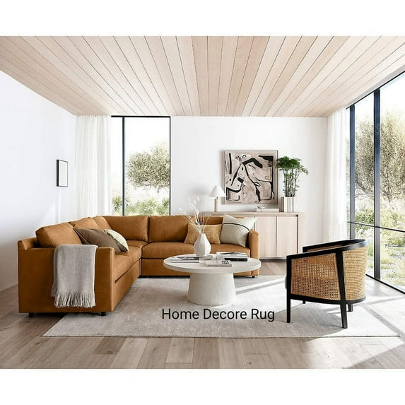 Luxury Ivory Viscose Rug For Living Room Loomed Floor Rug Prince Carpet Palace Area rug (6'x9', 8'x10', 8'x11', 9'x12', 9'x13', 10'x14', 11'x15', 12'x15')