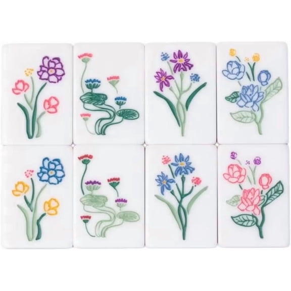 Luxury Jade Green American Mahjong Set, 160 Pcs American Mahjong Tile Set Only, 4-Layer Zodiac Tiles - Proprietary Design R&D Custom Crafted for Home Game Travel