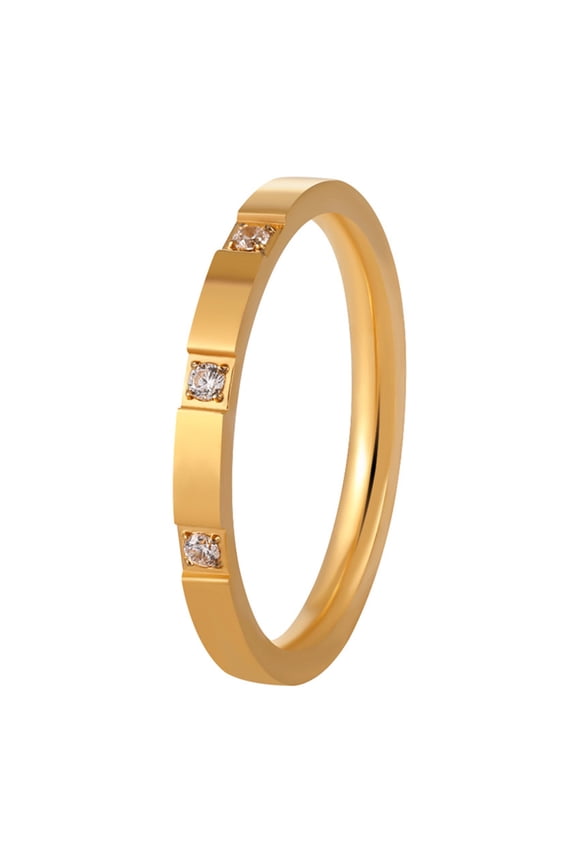 Luxury Jewelry, Gold Ring for Women Jewelry Gifts, Stone