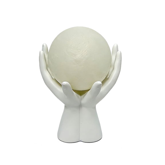Luxury LED Handheld Moon Night Light, Warm Soft Glow Design, Bedside Ambient Lamp for Home Bedroom, Living Room and Daily Interior Decor