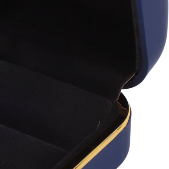Luxury LED Jewelry Case, Velvet Lined, Compact Romantic, Ideal For Wedding Rings