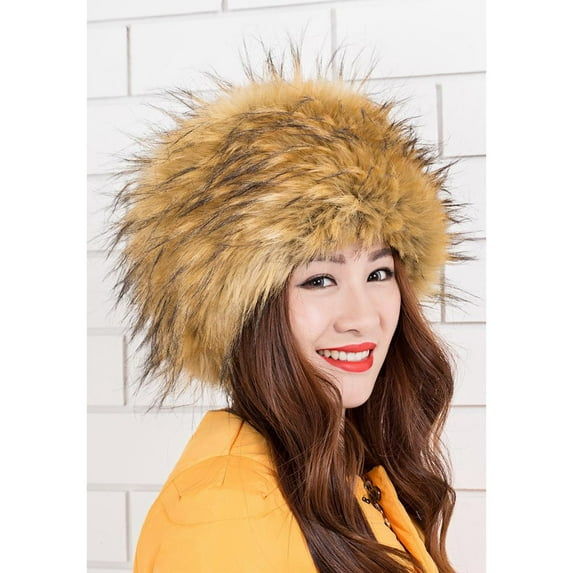 Luxury Ladies Hat Russian Style Cossack Pillbox , as described