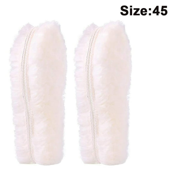 Luxury Lambswool Insoles for Boots, Slippers & Shoes - Thick, Warm Sheepskin Inserts for Men & Women Cozy Winter Comfort
