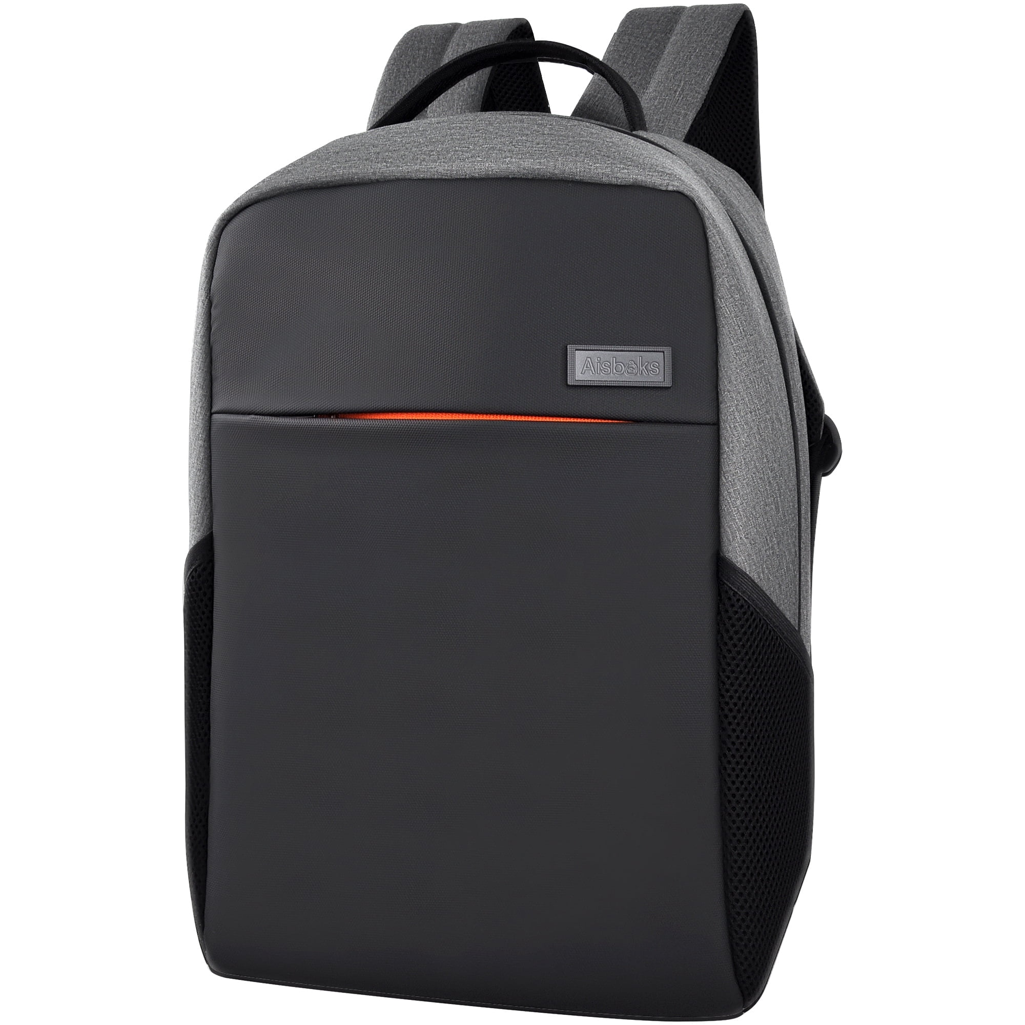 AISBOKS Anti-Theft Travel Laptop Backpack 22L Capacity, Water-Resistant with Organizational Compartments for 13"-17" Laptop , Black