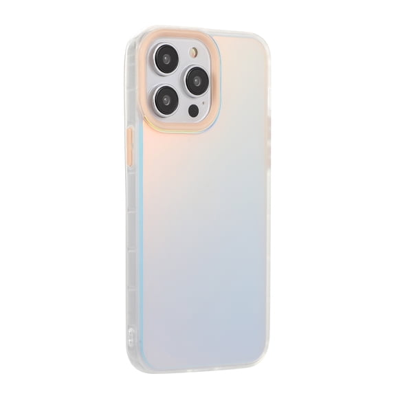 Luxury Laser Case for Apple iPhone 12 6.1 inch, iPhone 12 Pro Cover 2020, Dteck Matte PC and Soft TPU Shockproof Anti-Scratch Case for iPhone 12/ 12 Pro, Lightpink