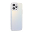 thumbnail image 1 of Luxury Laser Case for Apple iPhone 12 6.1 inch, iPhone 12 Pro Cover 2020, Dteck Matte PC and Soft TPU Shockproof Anti-Scratch Case for iPhone 12/ 12 Pro, White, 1 of 1