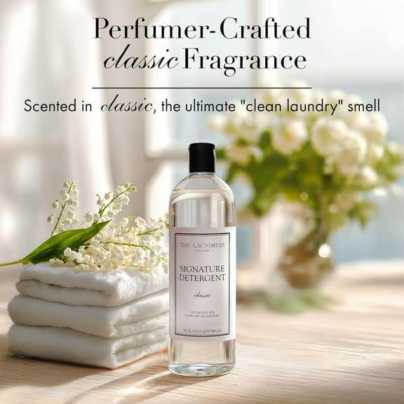 Luxury Laundry Detergent, 31 Loads, Scented Signature Classic Fragrance, Concentrated Triple Enzyme Deep Cleaning and Targeted Stain Remover, 96% USDA Biobased Product