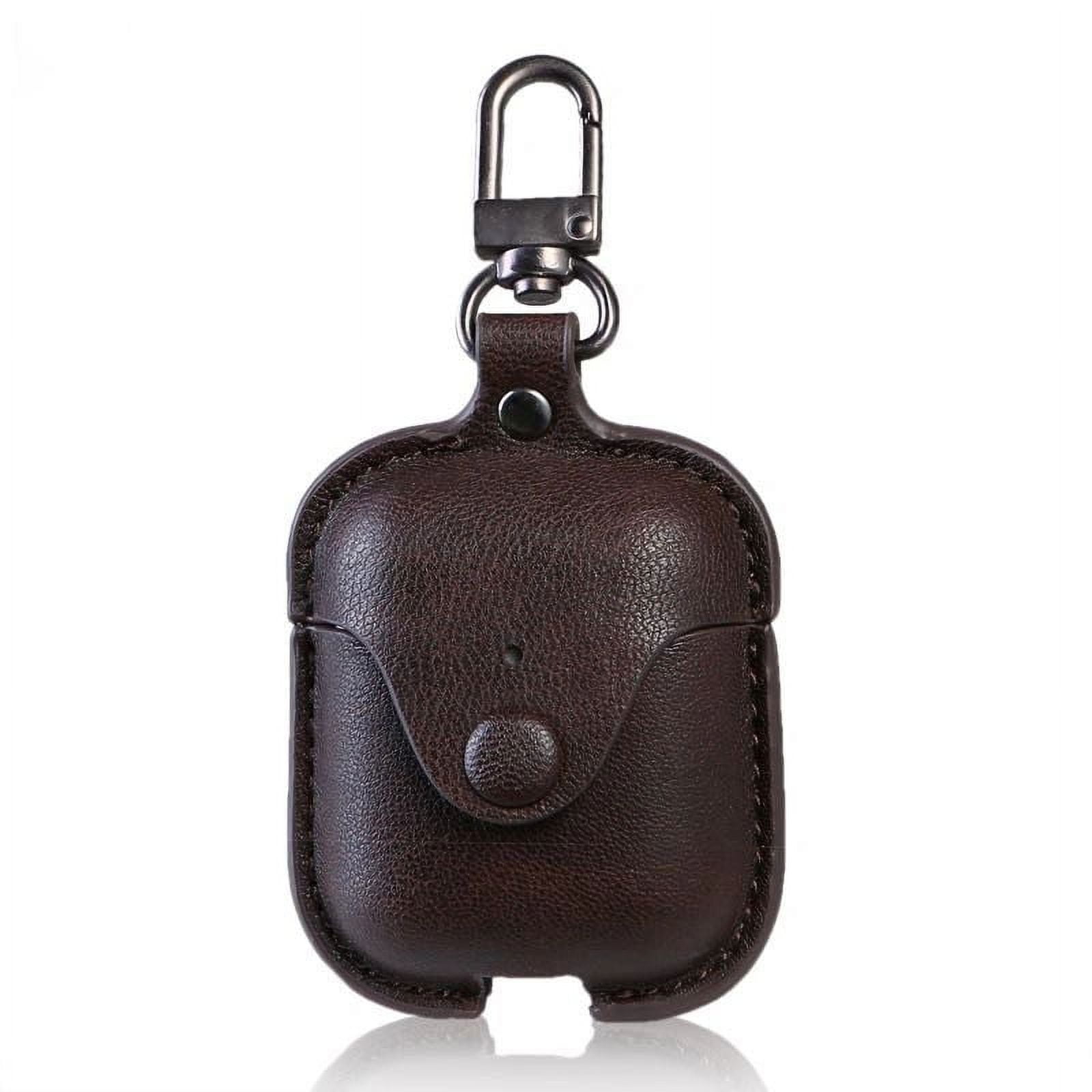 Luxury AirPods Case Leather Protective Cover For Apple AirPod PRO with  Carabiner