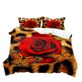 thumbnail image 1 of Luxury Leopard Duvet Cover Bedding Sets Black Comforter Quilt Cover Cheetah Print Gifts for Men B, 1 of 5