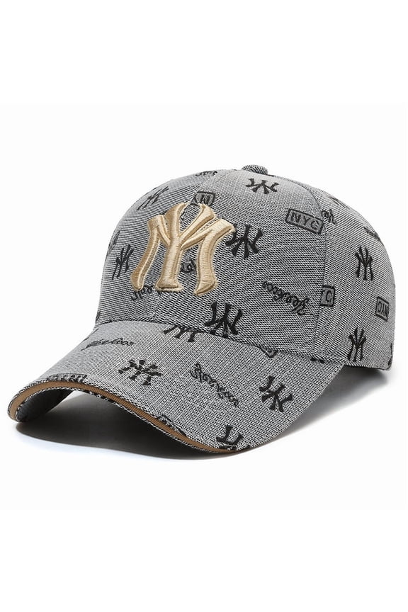 Luxury Letter Embroidered Baseball Cap, Classic Casual Peaked Hat, All-Season Outdoor Sports Sun Protection