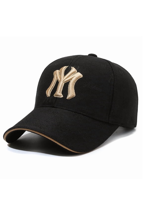 Luxury Letter Embroidered Baseball Cap, Classic Casual Peaked Hat, All-Season Outdoor Sports Sun Protection