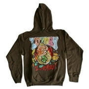 Luxury Lifestyle Mens Brown Hoodie Small