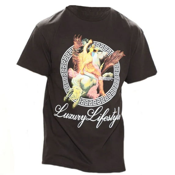 Luxury Lifestyle Men's Graphic Print T-Shirt (Large)