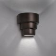 thumbnail image 1 of Luxury Lighting Fasciato 10" High Ceramic Outdoor Wall Light, Rubbed Bronze Painted Finish, LED Bulb Included, 1 of 3