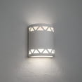 thumbnail image 1 of Luxury Lighting Jaken 10" High Ceramic Outdoor Wall Light, Paintable White Bisque, LED Bulb Included, 1 of 3
