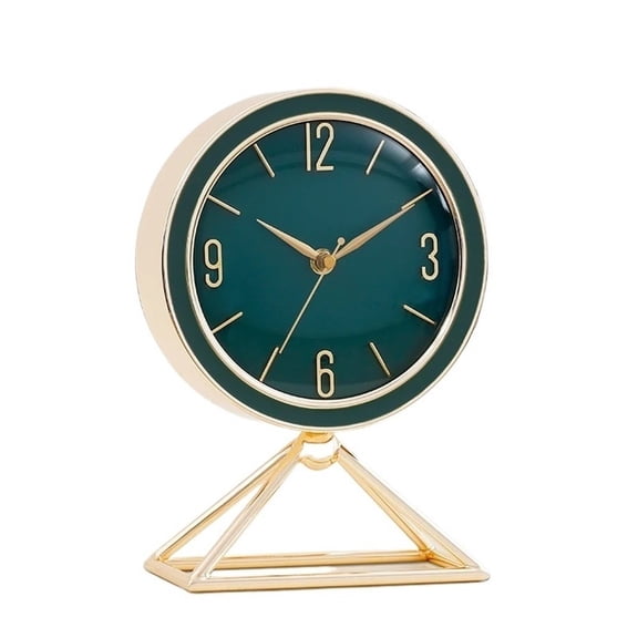 Luxury Living Room Metal Table Clocks Electronic Modern Silent Desk Clocks Decorative Battery Operated Simple Design