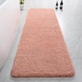 thumbnail image 1 of Luxury Long Bathroom Runner Rug, 24x72 Inch Thick Soft and Absorbent Microfiber Non Slip Bath Mat, Rubber Backing Quick Dry Rugs Carpets, Machine Washable Plush Mats for Shower Floor, Pink, 1 of 15
